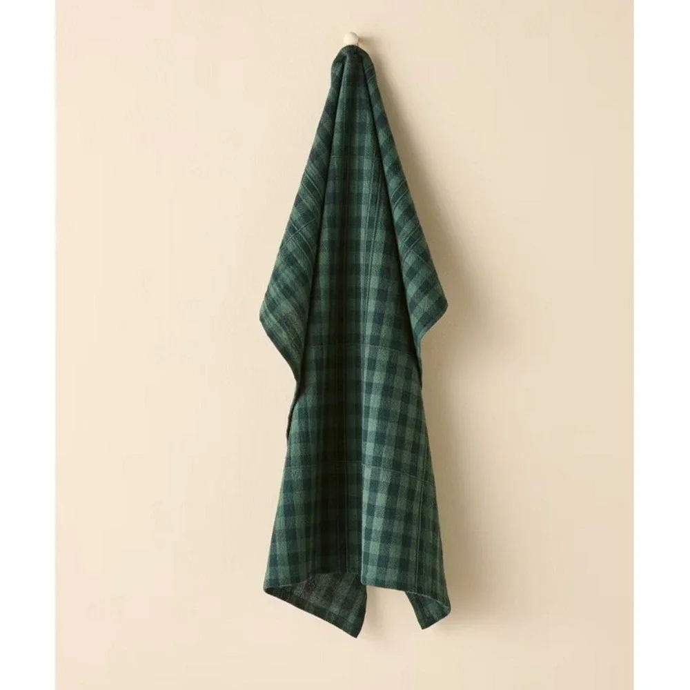 Hearth & Hand Magnolia Flour Sack Kitchen Towel‎ Dishtowel Green Check Gingham